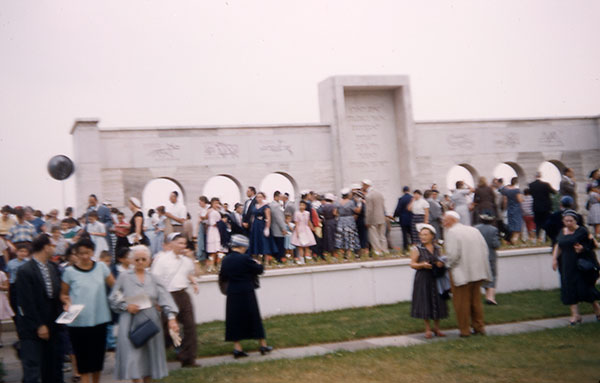 Dedication of Bible Gardens at Woodbridge Cemetery