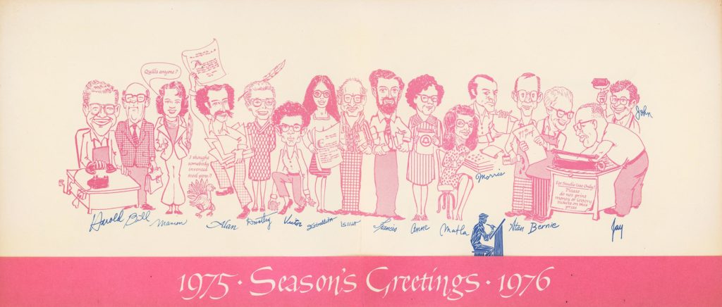 Geyer Studio Greeting Card, 1975/76