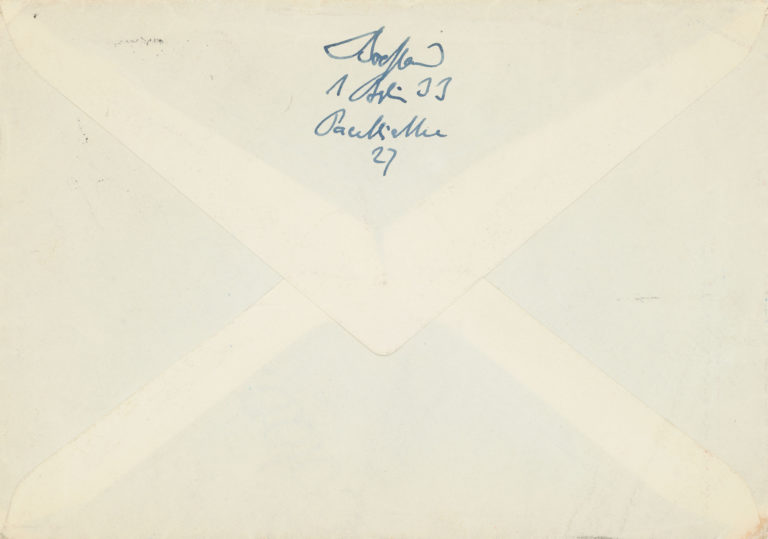 Johannes Boehland envelope