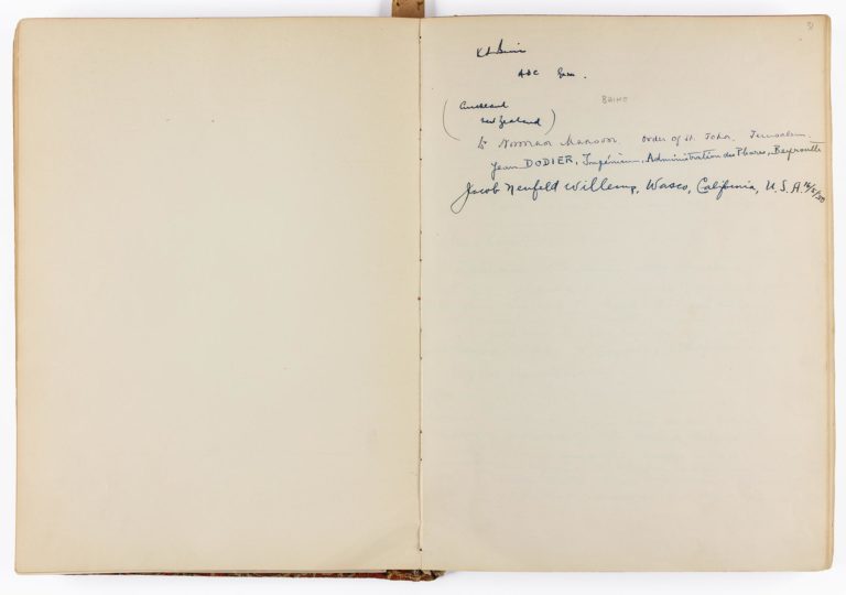 Universitas Booksellers guest book