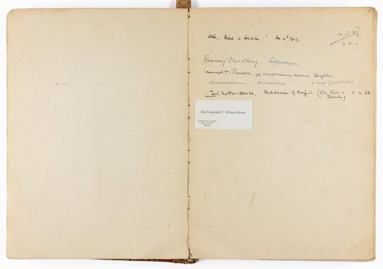 Universitas Booksellers guest book