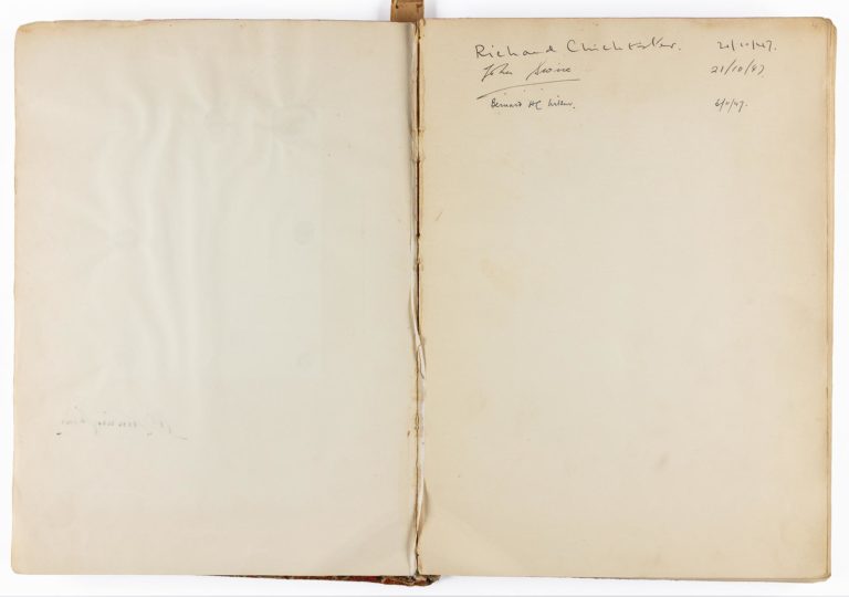 Universitas Booksellers guest book