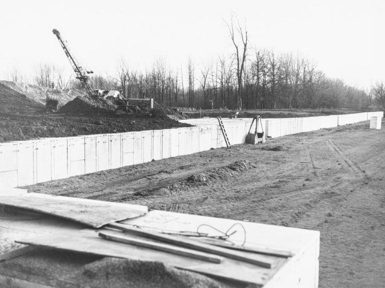 Construction of garden crypts