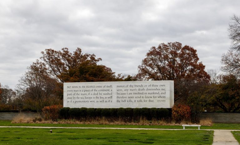 No Man is an Island mausoleum