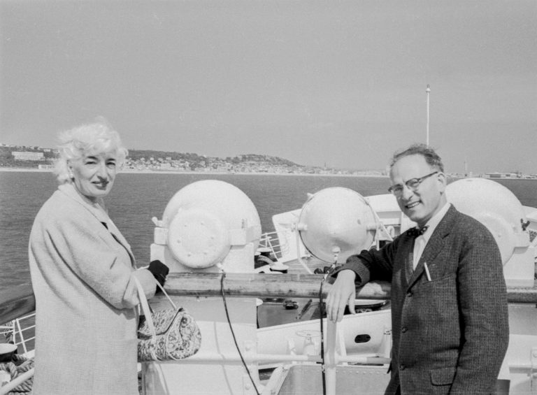 On board the S.S. Flandre