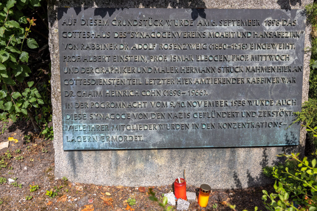Plaque in Berlin