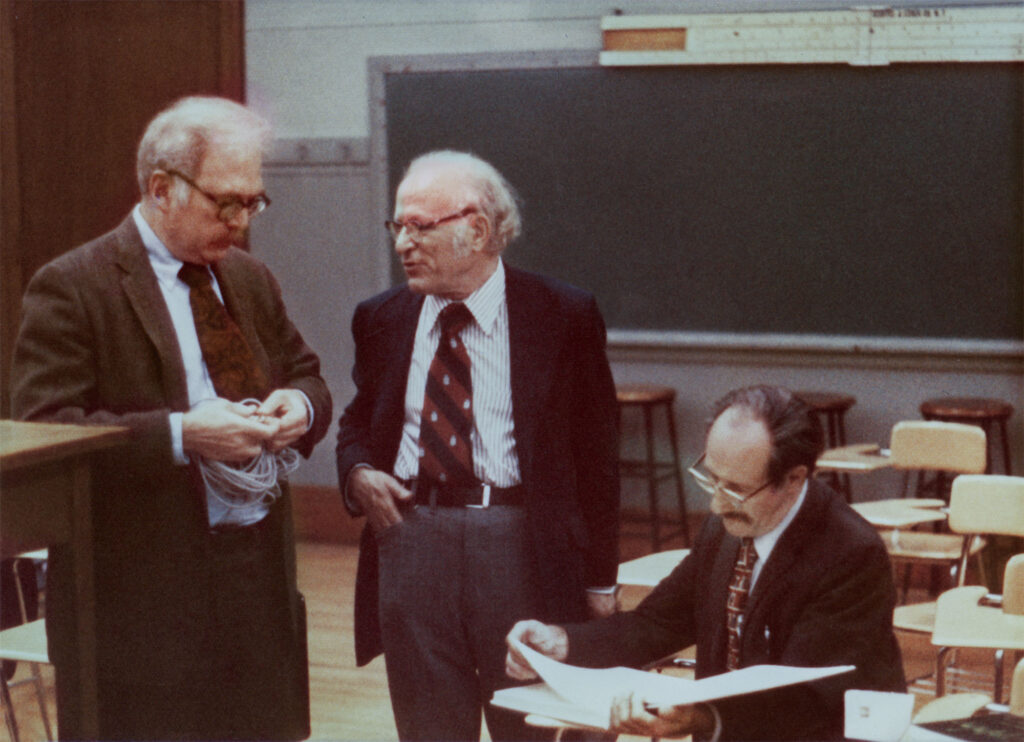 Phil Grushkin, Ismar David and Erich Wronker