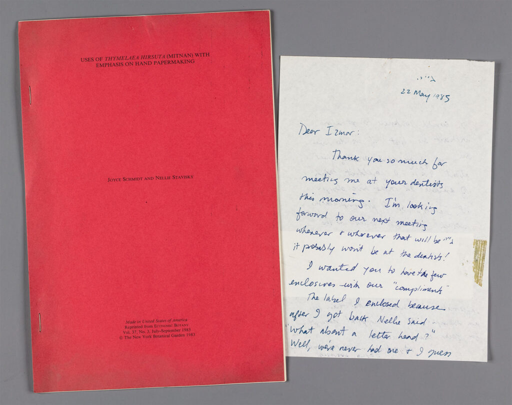Letter from Joyce Schmidt