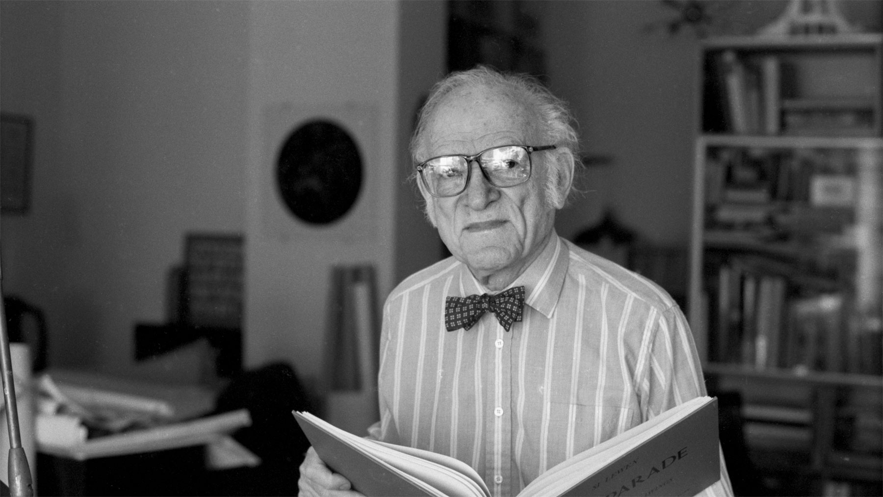 Ismar David in his studio, New York