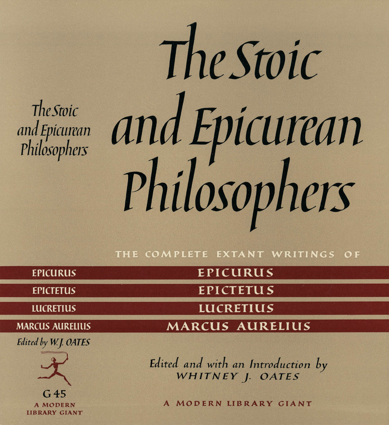Book jacket of The Stoic and Epicurean Philosophers