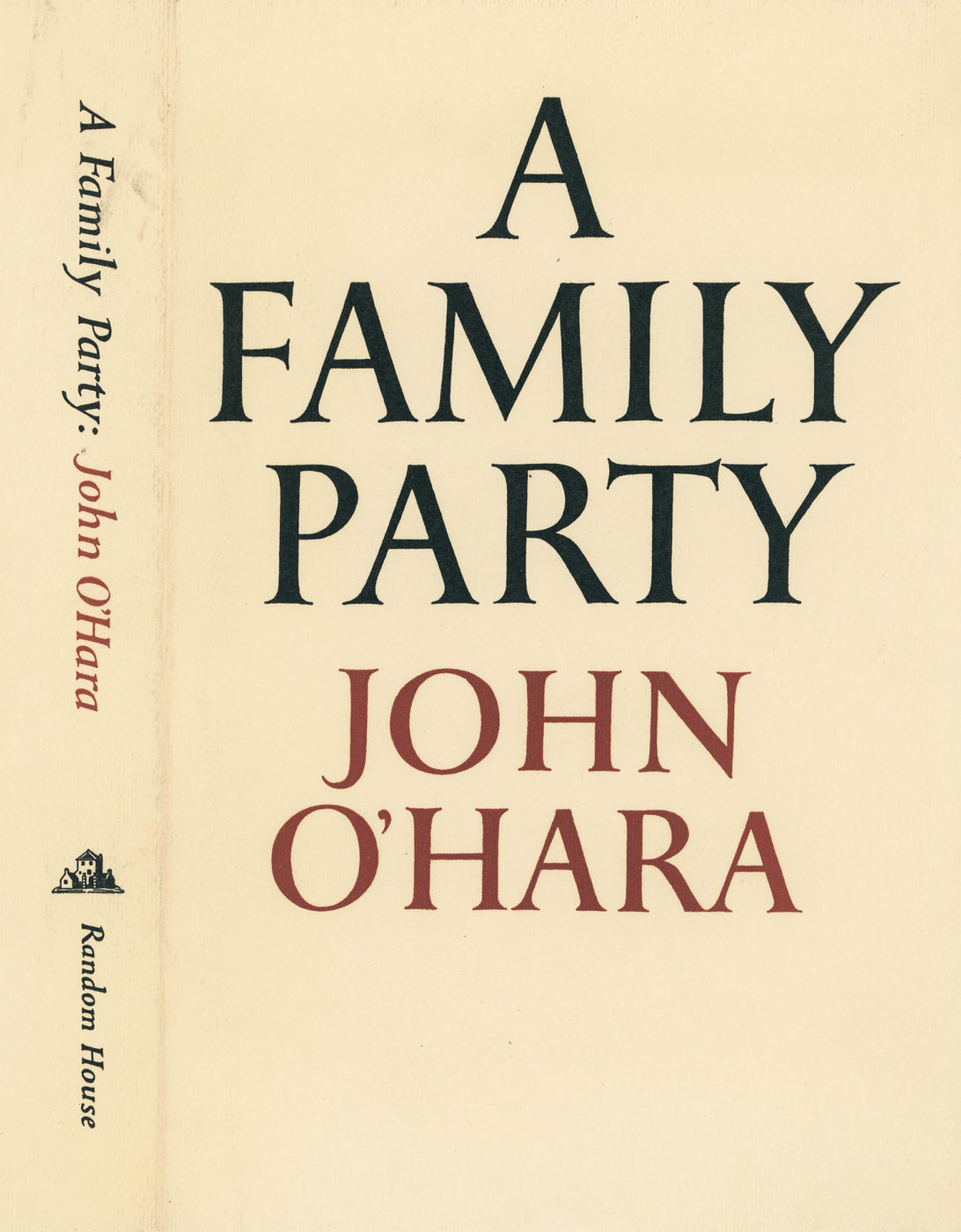 Book jacket of A Family Party