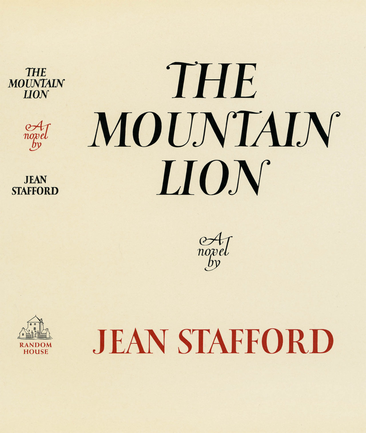 Book jacket of The Mountain Lion