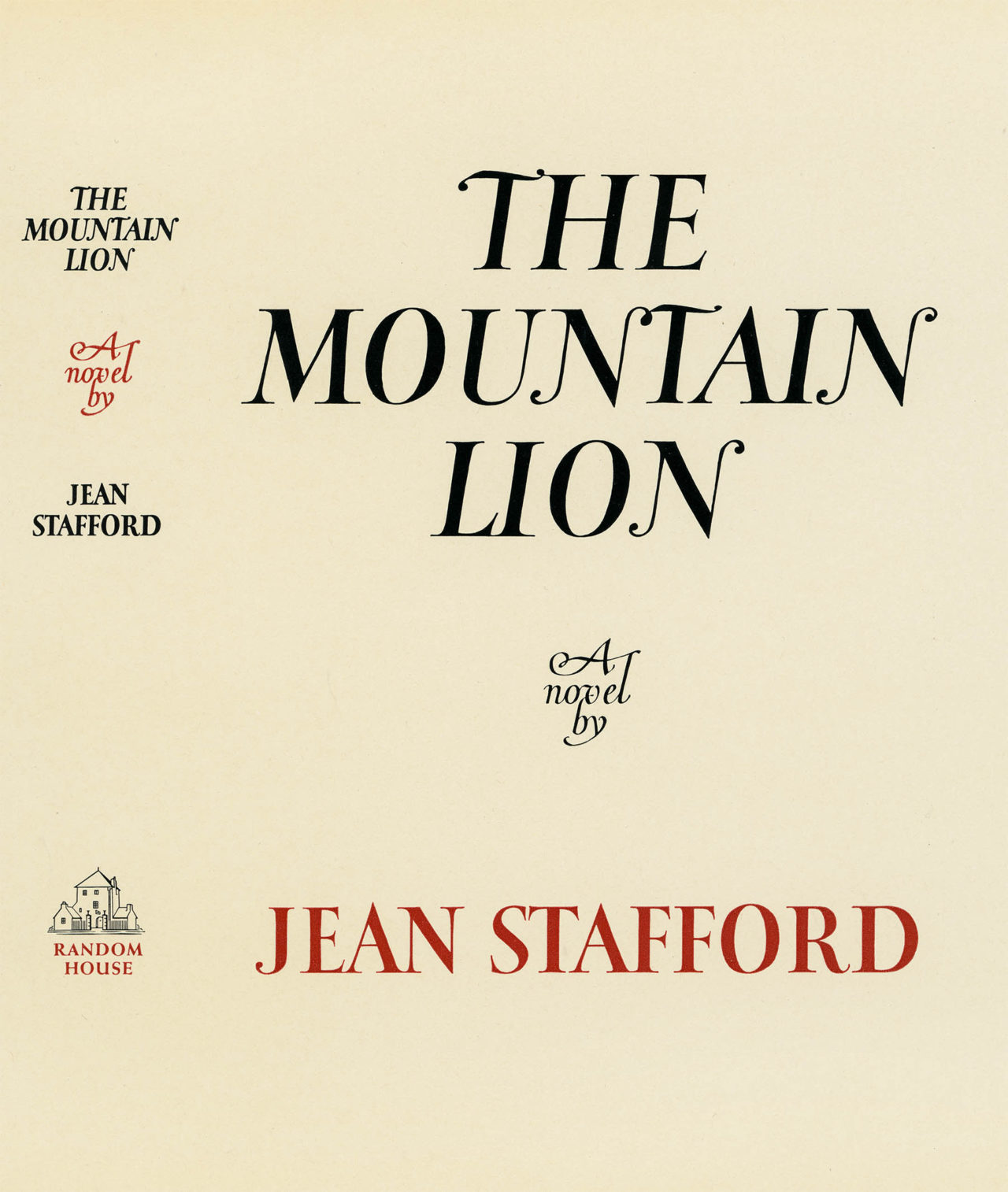 Book jacket of The Mountain Lion