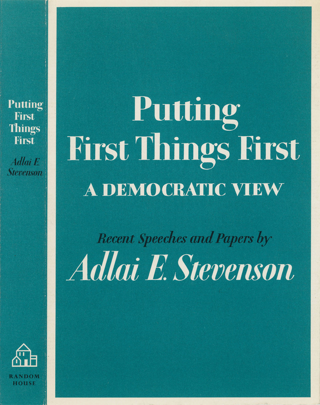 Book jacket of Putting Things First