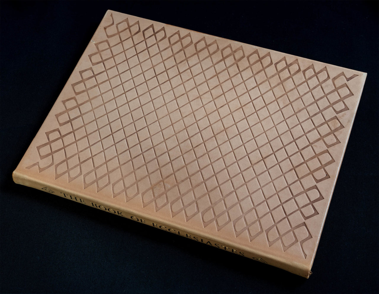 Leather binding for Ecclesiastes, Limited Editions Club