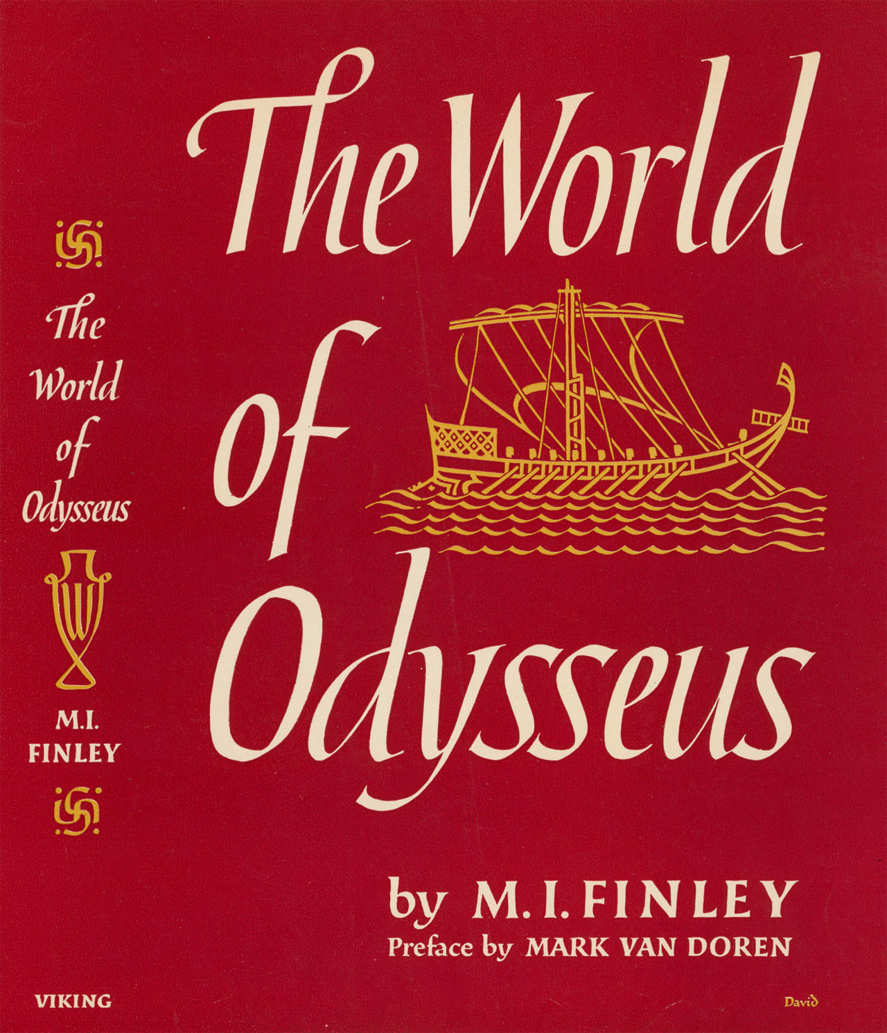 Dust jacket for The World of Odysseus