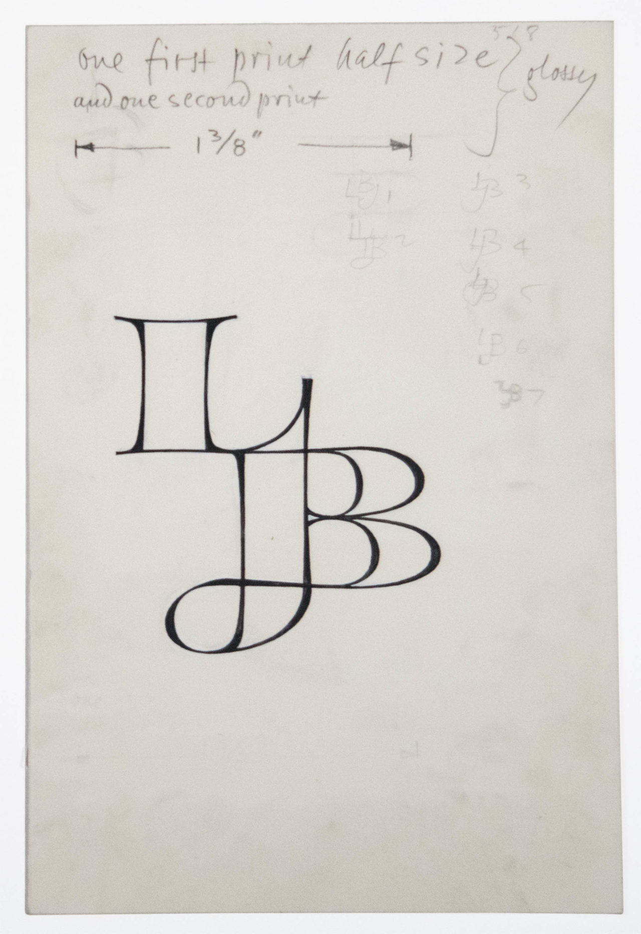LBJ monogram