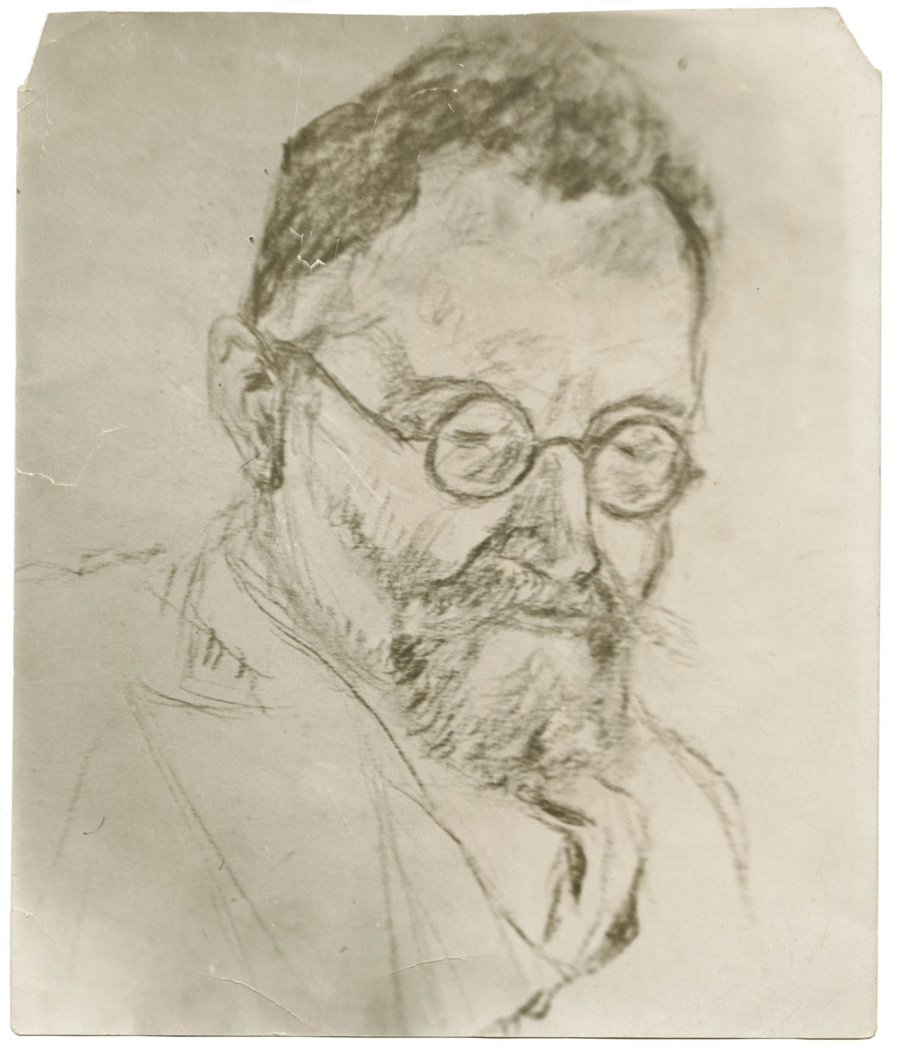 Portrait sketch of a man