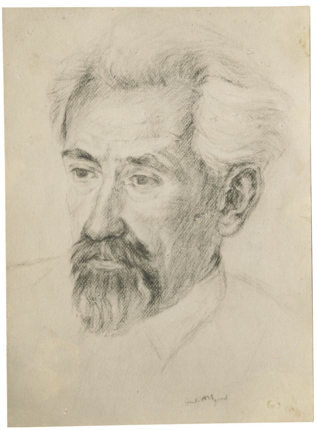 Portrait sketch of a man