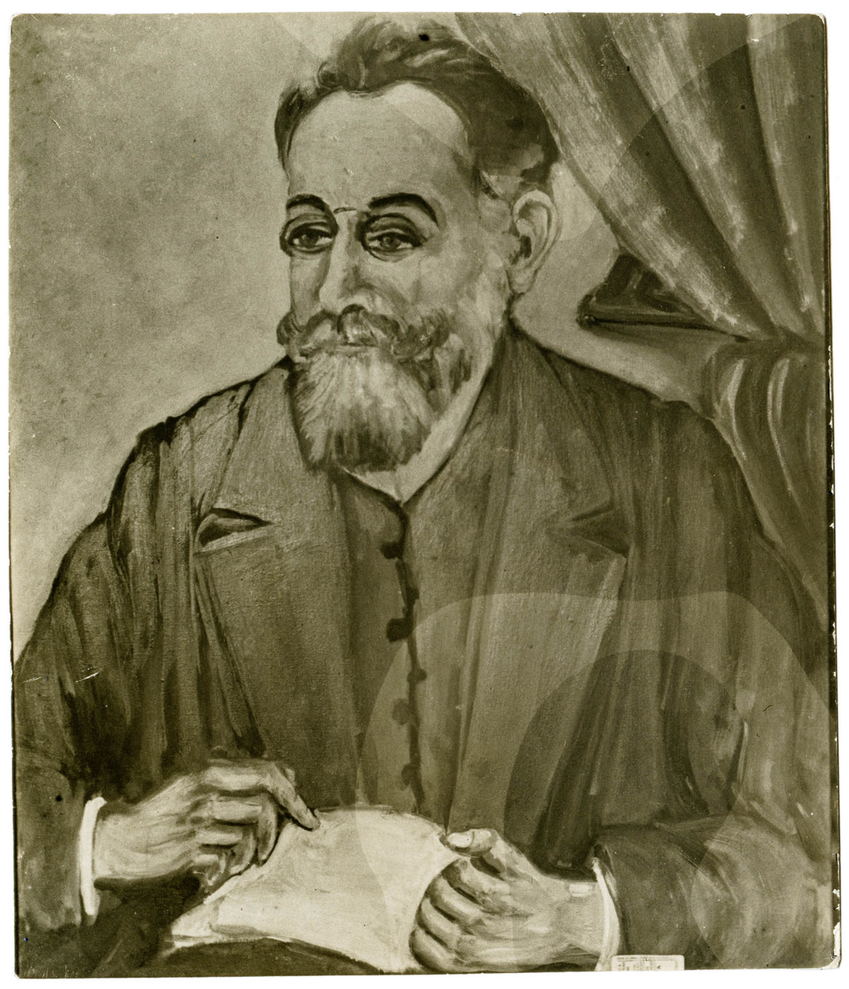 Portrait painting of Ismar Freund
