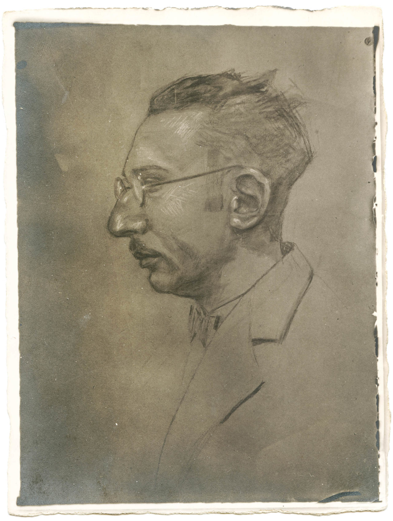 Portrait sketch of a man