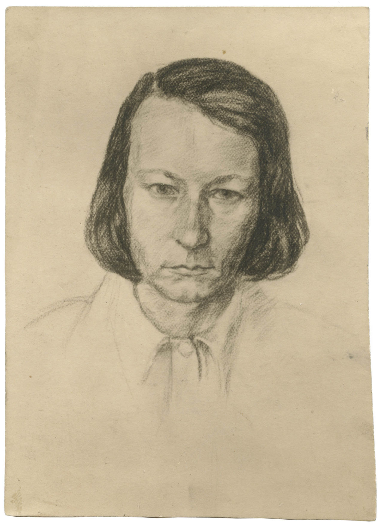 Portrait sketch of a woman