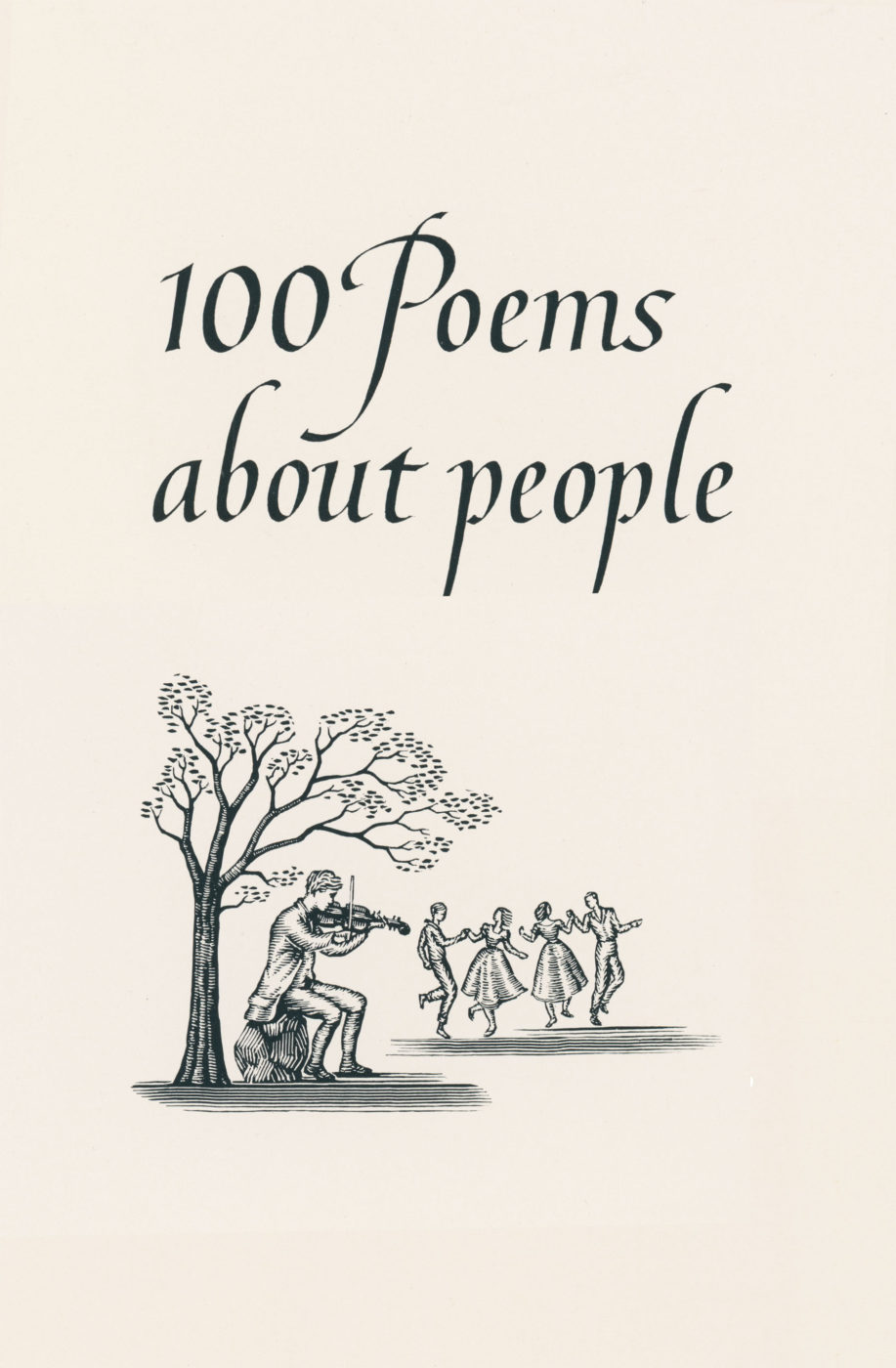 100 Poems About People title page