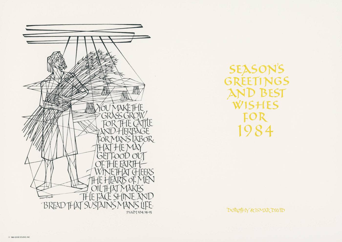 Greeting card1984