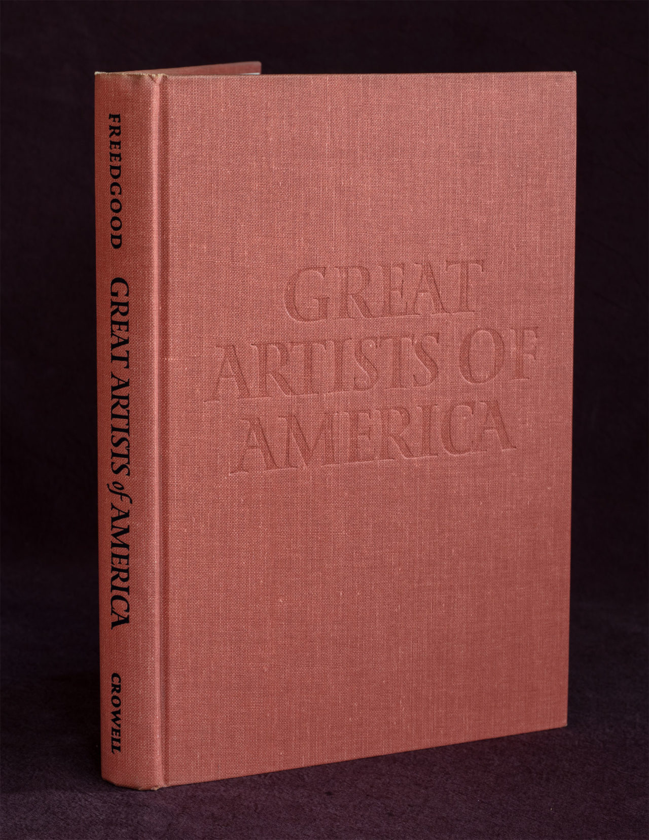 Great Artists of America binding