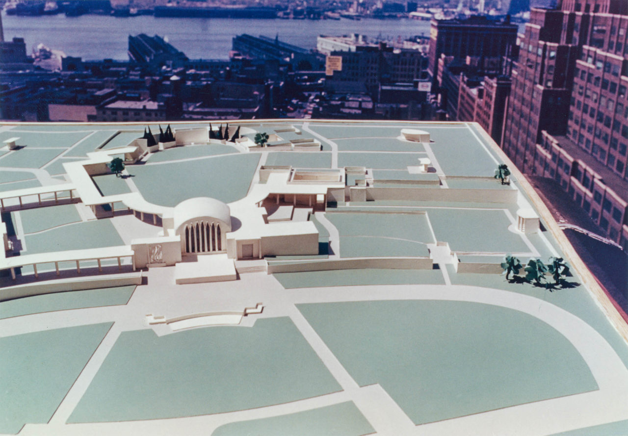 Mausoleum complex model