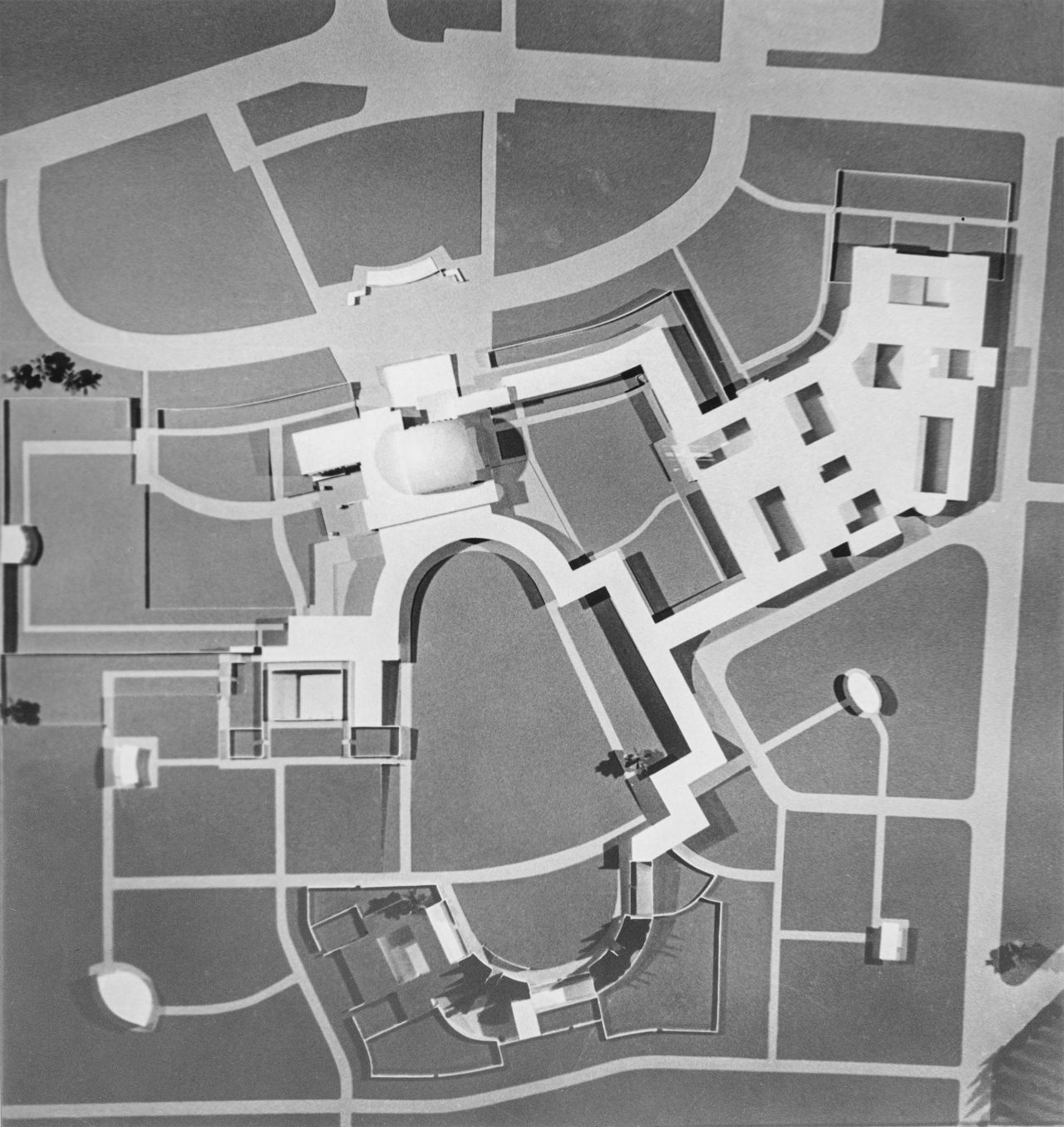 Mausoleum complex model
