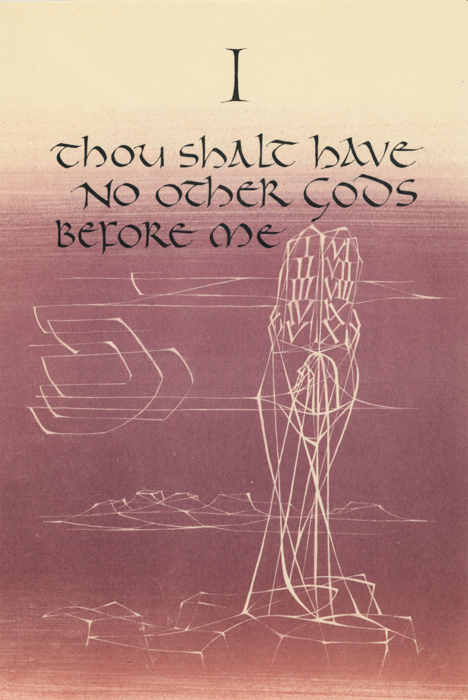 First commandment illustration