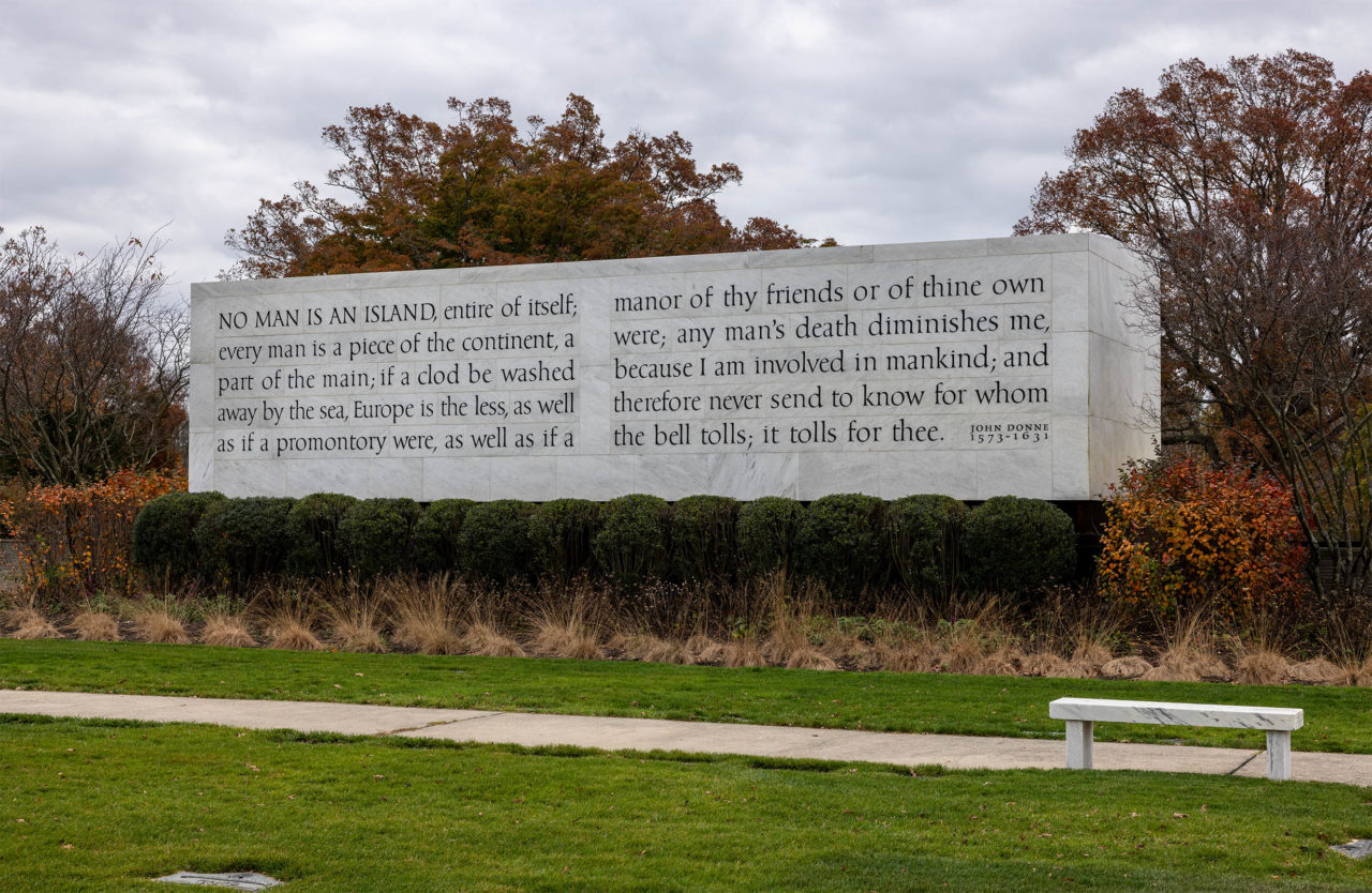 No Man is an Island mausoleum