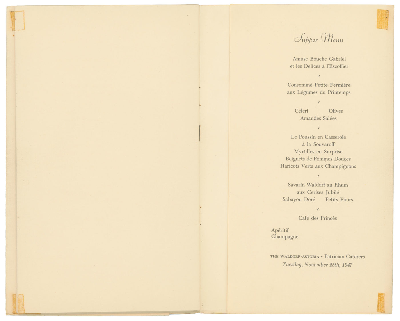 Weizmann Dinner Program