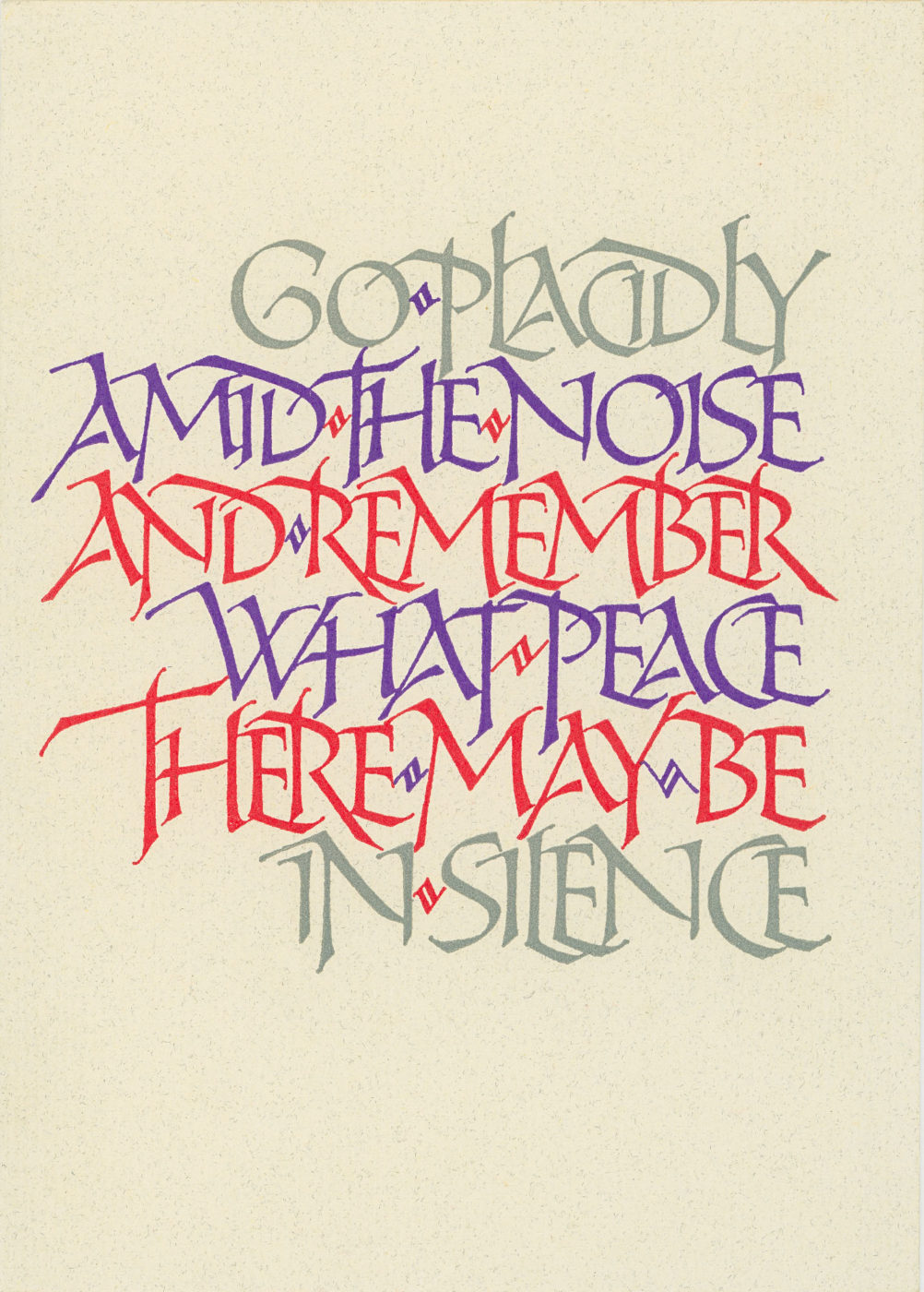 Andrews/Nelson/Whitehead greeting card