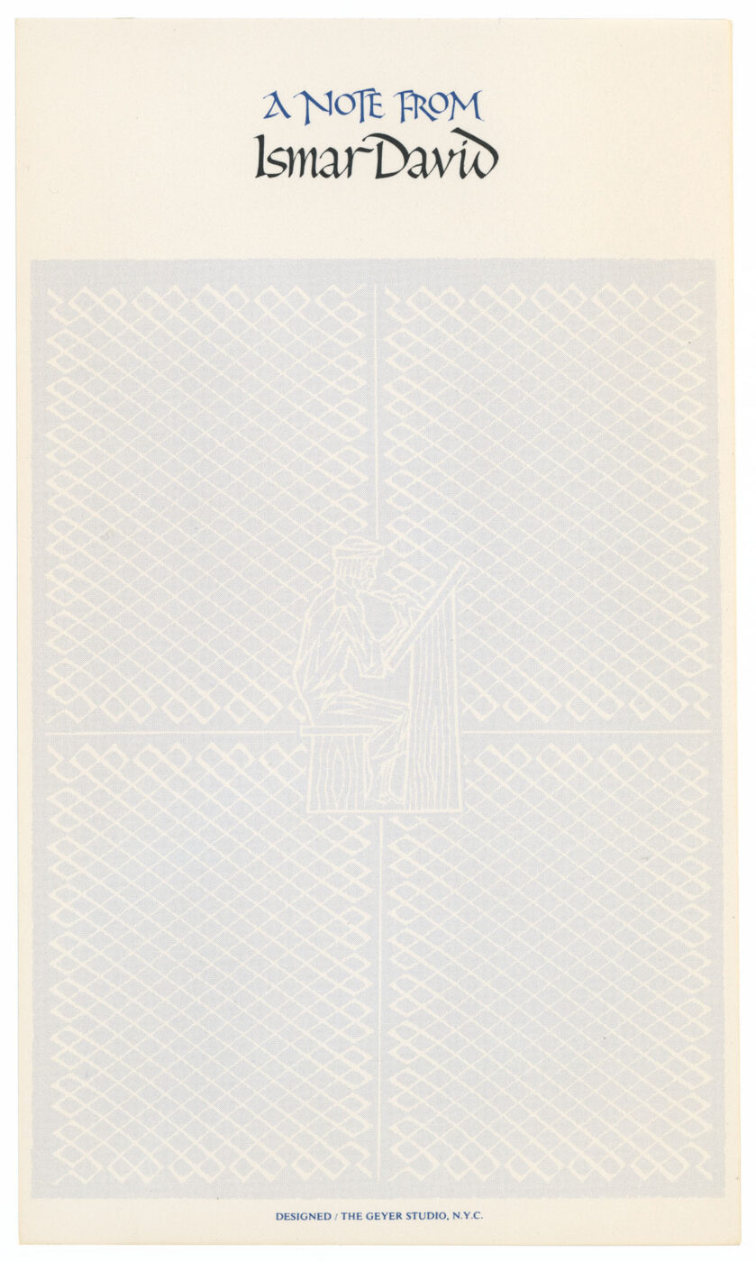 Geyer Studio notepad